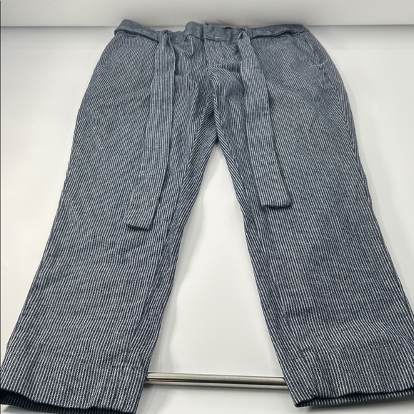 Banana Republic Men's Pinstriped Black Pants - Picture 10 of 16